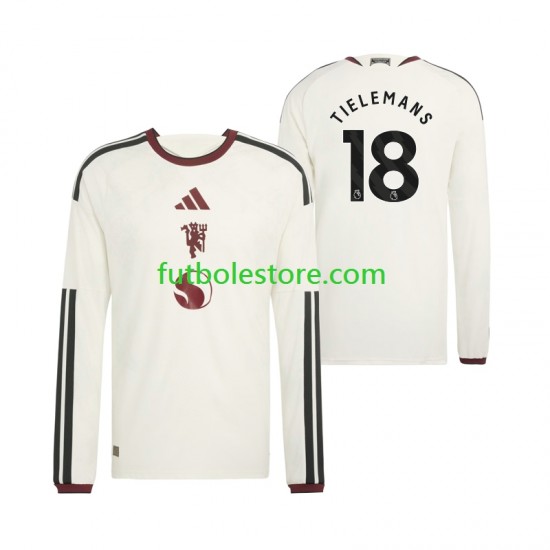 Tercera Equipación del Manchester United Youri Tielemans 18 2026-2027 ML para Hombre