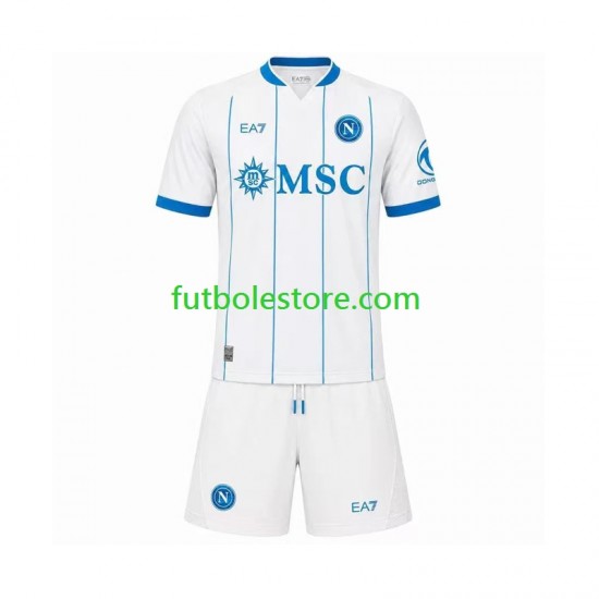 Segunda Equipación del Napoli 2026-2027 Manga Corta para Niño (Camiseta y pantalón)