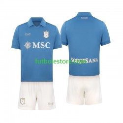 Primera Equipación del Napoli 2026-2027 Manga Corta para Niño (Camiseta y pantalón)