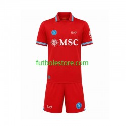 Tercera Equipación del Napoli 2026-2027 Manga Corta para Niño (Camiseta y pantalón)
