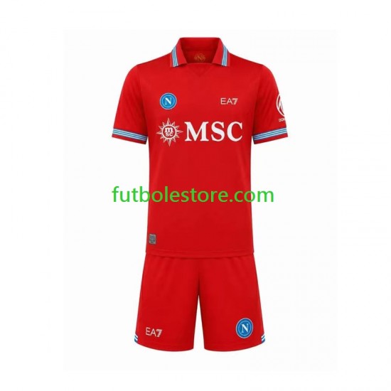 Tercera Equipación del Napoli 2026-2027 Manga Corta para Niño (Camiseta y pantalón)