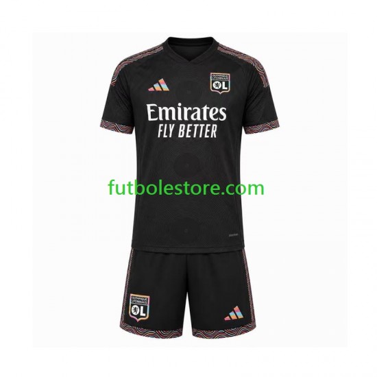 Tercera Equipación del Olympique de Lyon 2026-2027 Manga Corta para Niño (Camiseta y pantalón)