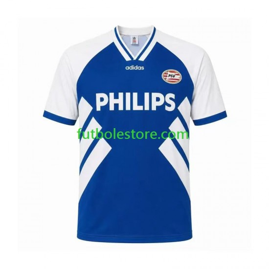 Segunda Equipación del PSV Eindhoven Retro 1994 Manga Corta para Hombre