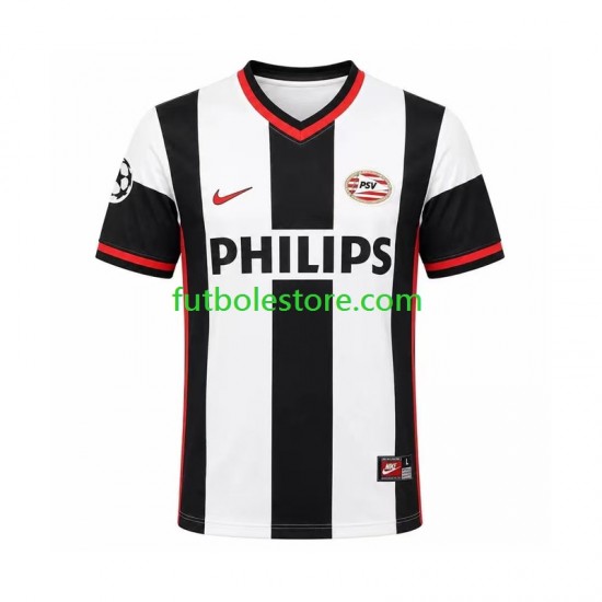 Segunda Equipación del PSV Eindhoven Retro 1998 Manga Corta para Hombre