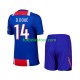 Primera Equipación del Paris Saint-Germain Desire Doue 14 2026-2027 Manga Corta para Niño (Camiseta y pantalón)