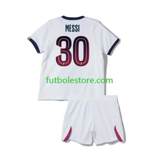 Segunda Equipación del Paris Saint-Germain Lionel Messi 30 2026-2027 Manga Corta para Niño (Camiseta y pantalón)