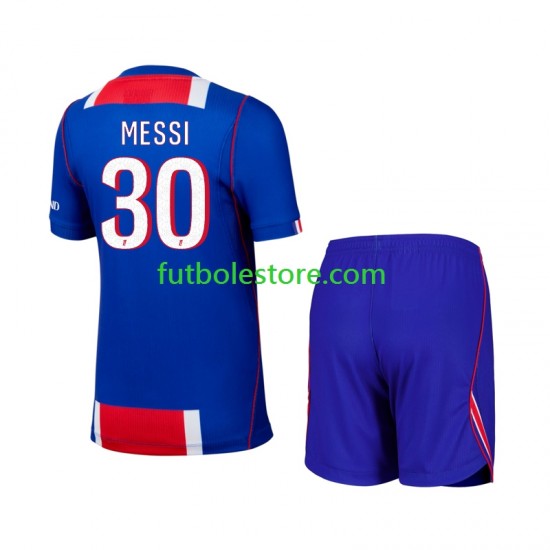 Primera Equipación del Paris Saint-Germain Lionel Messi 30 2026-2027 Manga Corta para Niño (Camiseta y pantalón)