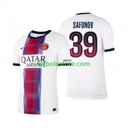 Segunda Equipación del Paris Saint-Germain Matvey Safonov 39 2026-2027 Manga Corta para Hombre