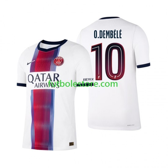 Segunda Equipación del Paris Saint-Germain Ousmane Dembele 10 2026-2027 Manga Corta para Hombre