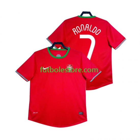 Primera Equipación del Portugal Cristiano Ronaldo 7 Retro 2012 Manga Corta para Hombre