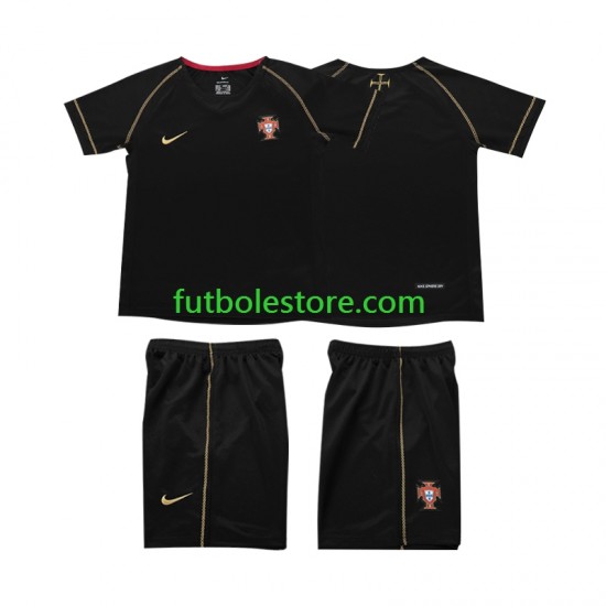 Segunda Equipación del Portugal Retro 2006 Manga Corta para Niño (Camiseta y pantalón)