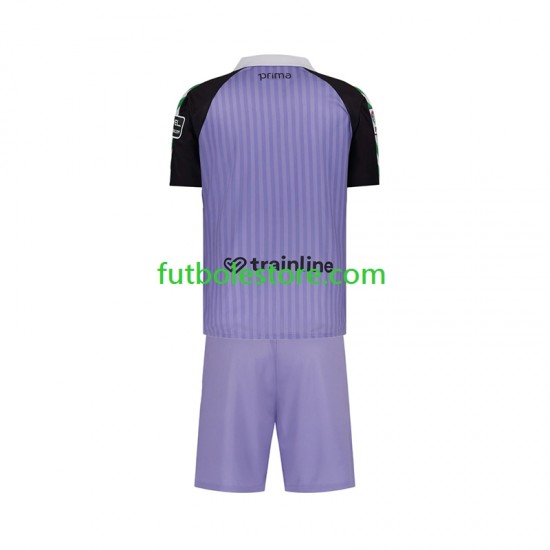 Primera Equipación del Real Betis Portero Retro 2025-2026 Manga Corta para Niño (Camiseta y pantalón)
