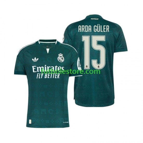Segunda Equipación del Real Madrid Arda Guler 15 2026-2027 Manga Corta para Hombre