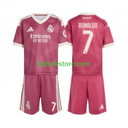 Tercera Equipación del Real Madrid Cristiano Ronaldo 7 2026-2027 Manga Corta para Niño (Camiseta y pantalón)