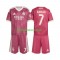 Tercera Equipación del Real Madrid Cristiano Ronaldo 7 2026-2027 Manga Corta para Niño (Camiseta y pantalón)
