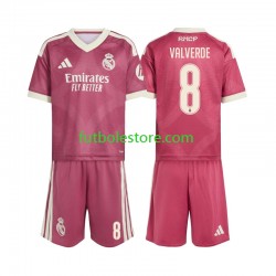 Tercera Equipación del Real Madrid Federico Valverde 8 2026-2027 Manga Corta para Niño (Camiseta y pantalón)