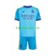 Segunda Equipación del Real Madrid Portero 2026-2027 Manga Corta para Niño (Camiseta y pantalón)