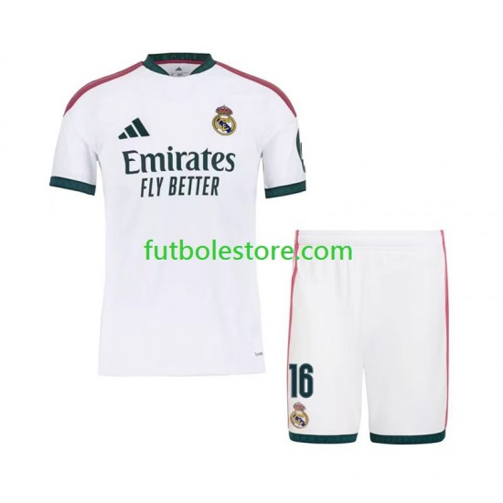 Primera Equipación del Real Madrid Ibrahima Konate 16 2026-2027 Manga Corta para Niño (Camiseta y pantalón)