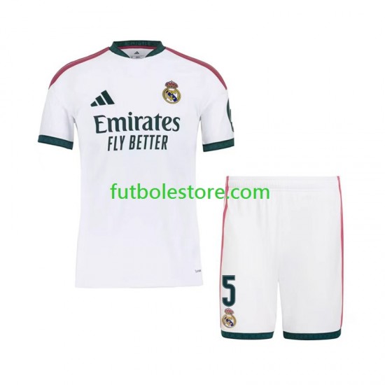 Primera Equipación del Real Madrid Jude Bellingham 5 2026-2027 Manga Corta para Niño (Camiseta y pantalón)