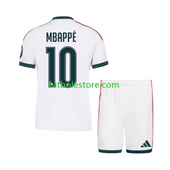Primera Equipación del Real Madrid Kylian Mbappe 10 2026-2027 Manga Corta para Niño (Camiseta y pantalón)