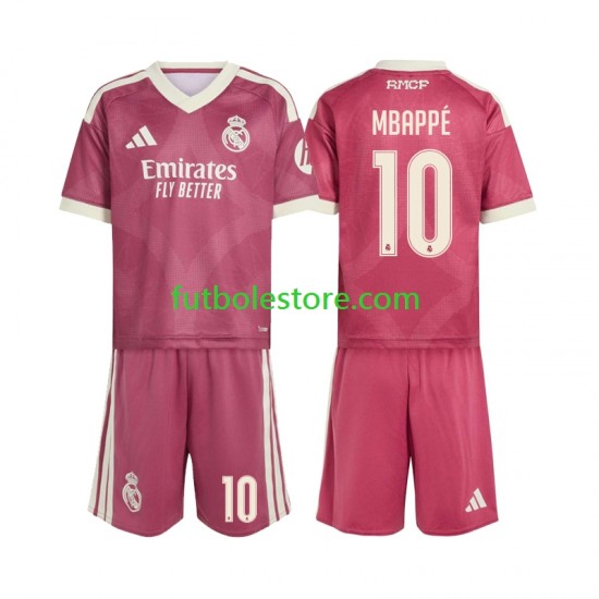Tercera Equipación del Real Madrid Kylian Mbappe 10 2026-2027 Manga Corta para Niño (Camiseta y pantalón)