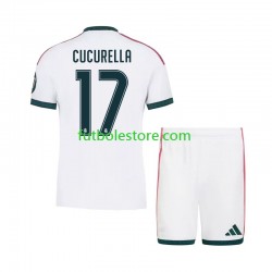 Primera Equipación del Real Madrid Marc Cucurella 17 2026-2027 Manga Corta para Niño (Camiseta y pantalón)