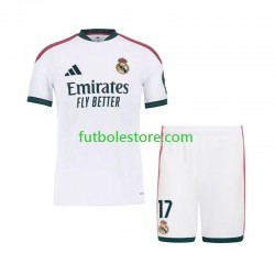 Primera Equipación del Real Madrid Marc Cucurella 17 2026-2027 Manga Corta para Niño (Camiseta y pantalón)