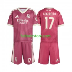 Tercera Equipación del Real Madrid Marc Cucurella 17 2026-2027 Manga Corta para Niño (Camiseta y pantalón)