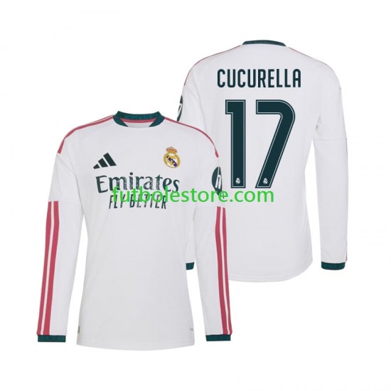 Primera Equipación del Real Madrid Marc Cucurella 17 2026-2027 ML para Hombre
