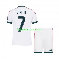 Primera Equipación del Real Madrid Vinicius Junior 7 2026-2027 Manga Corta para Niño (Camiseta y pantalón)