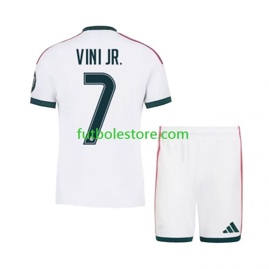 Primera Equipación del Real Madrid Vinicius Junior 7 2026-2027 Manga Corta para Niño (Camiseta y pantalón)