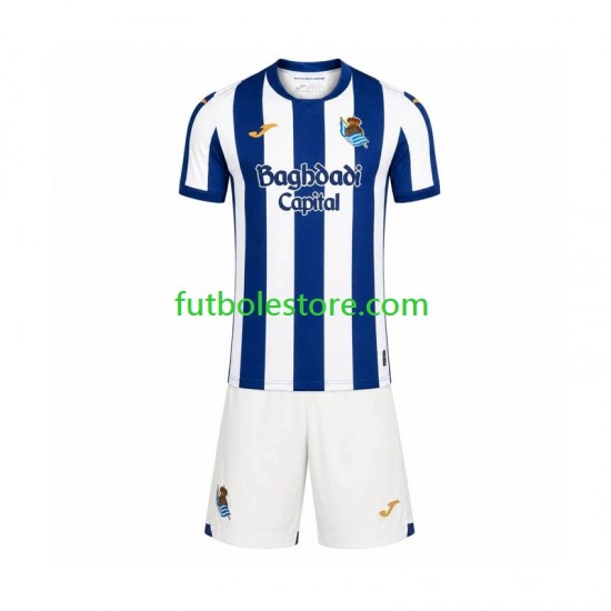 Primera Equipación del Real Sociedad 2026-2027 Manga Corta para Niño (Camiseta y pantalón)