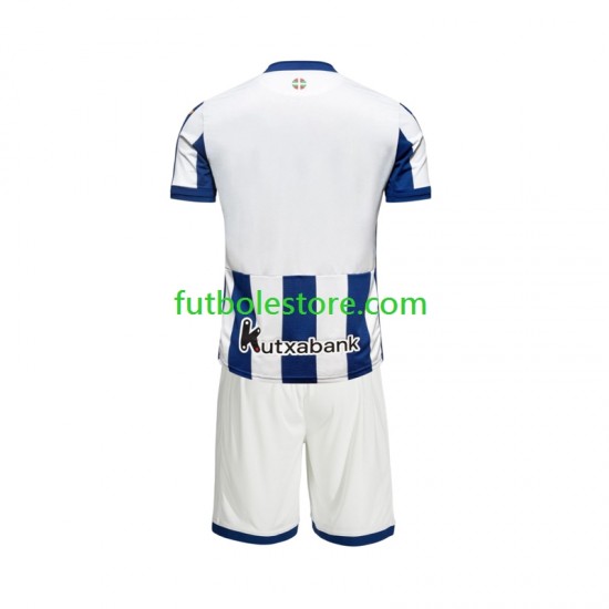 Primera Equipación del Real Sociedad 2026-2027 Manga Corta para Niño (Camiseta y pantalón)