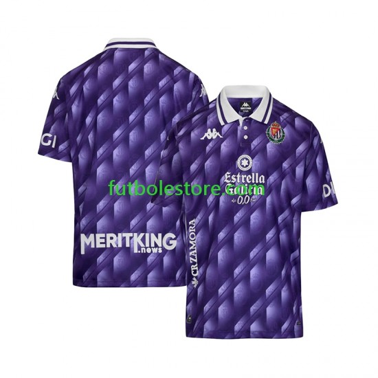 Primera Equipación del Real Valladolid Retro 2025-2026 Manga Corta para Hombre