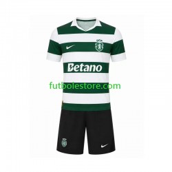 Primera Equipación del Sporting CP 2026-2027 Manga Corta para Niño (Camiseta y pantalón)