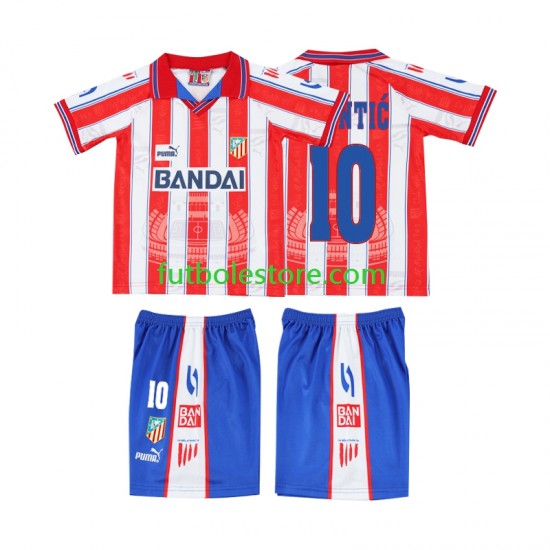 Primera Equipación del Sporting CP PANTIC 10 Retro 1996 1997 Manga Corta para Niño (Camiseta y pantalón)