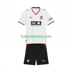 Primera Equipación del Valencia CF 2026-2027 Manga Corta para Niño (Camiseta y pantalón)