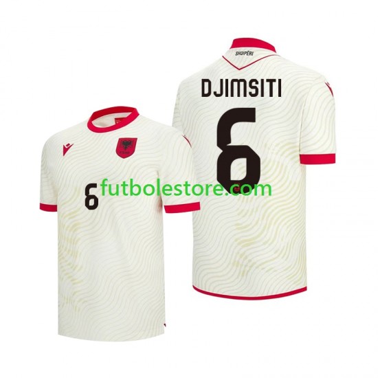 Segunda Equipación del Albania Berat Djimsiti 6 World Cup 2026 Manga Corta para Hombre