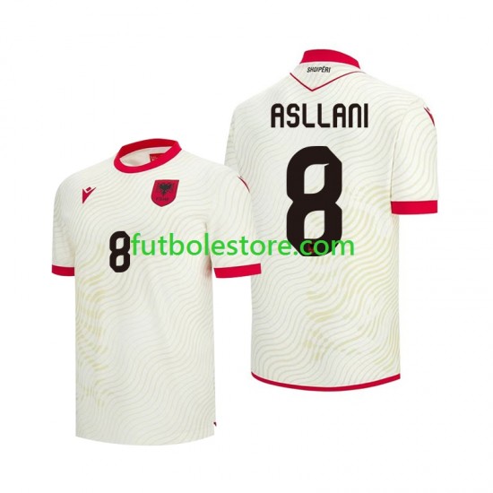 Segunda Equipación del Albania Kristjan Asllani 8 World Cup 2026 Manga Corta para Hombre