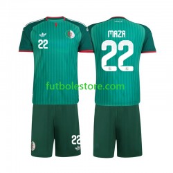 Segunda Equipación del Argelia Ibrahim Maza 22 2026 Manga Corta para Niño (Camiseta y pantalón)
