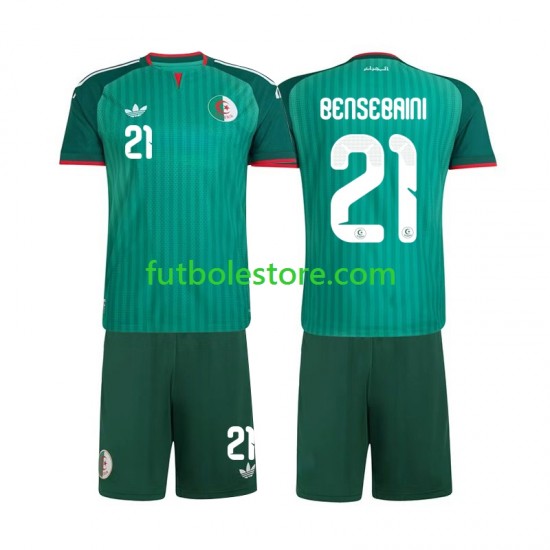 Segunda Equipación del Argelia Ramy Bensebaini 21 2026 Manga Corta para Niño (Camiseta y pantalón)