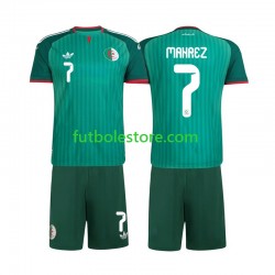Segunda Equipación del Argelia Riyad Mahrez 7 2026 Manga Corta para Niño (Camiseta y pantalón)
