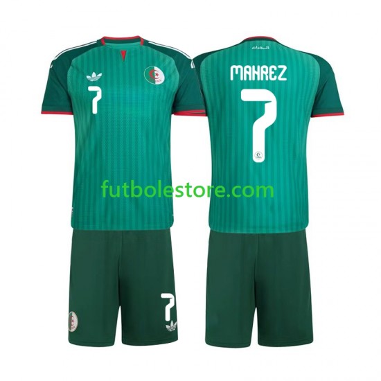 Segunda Equipación del Argelia Riyad Mahrez 7 2026 Manga Corta para Niño (Camiseta y pantalón)
