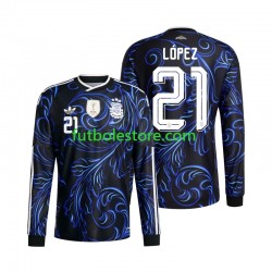 Segunda Equipación del Argentina Jose Manuel Lopez 21 World Cup 2026 ML para Hombre