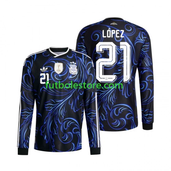Segunda Equipación del Argentina Jose Manuel Lopez 21 World Cup 2026 ML para Hombre