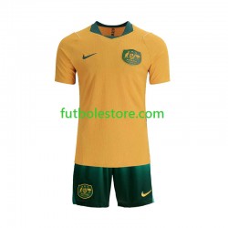 Primera Equipación del Australia World Cup 2026 Manga Corta para Niño (Camiseta y pantalón)