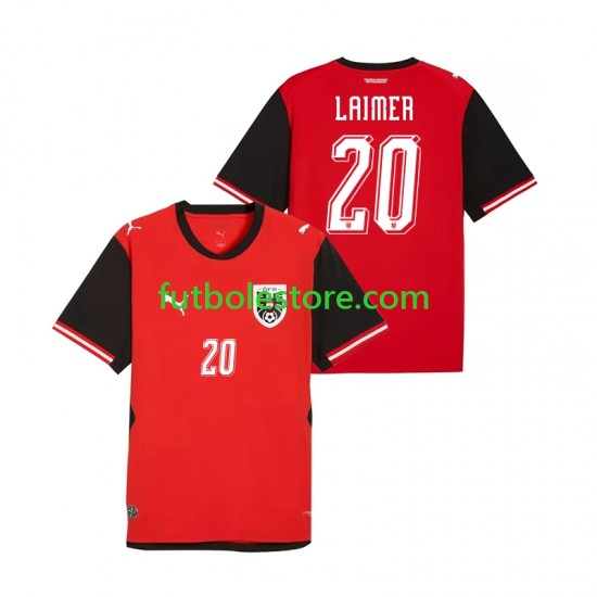 Primera Equipación del Austria Konrad Laimer 20 World Cup 2026 Manga Corta para Hombre