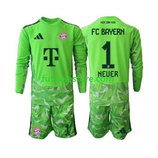 Primera Equipación del Bayern de Múnich Portero Manuel Neuer 1 2026-2027 ML para Niño (Camiseta y pantalón)