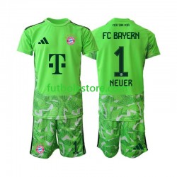 Primera Equipación del Bayern de Múnich Portero Manuel Neuer 1 2026-2027 Manga Corta para Niño (Camiseta y pantalón)