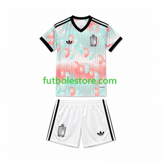 Segunda Equipación del Bélgica World Cup 2026 Manga Corta para Niño (Camiseta y pantalón)